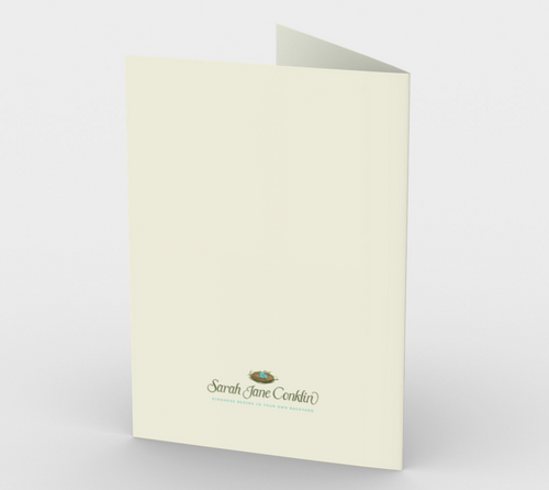 Chickadees & Spring Flowers Greeting Cards – Set of 3
